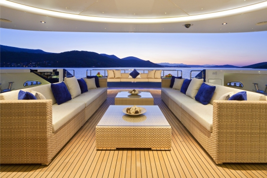 Motor Yacht Mary-Jean II Isa for charter - main deck aft