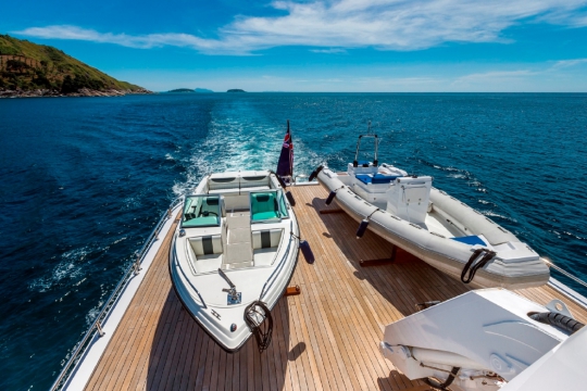 Motor Yacht Northern Sun for charter - bridge deck tenders