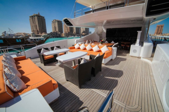 Motor Yacht Al Asmakh for sale - Aft deck