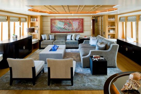 Motor Yacht Troyanda - main saloon