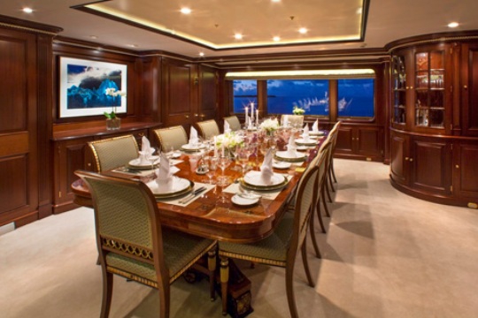 Motor Yacht Teleost - dining