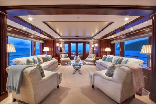 Motor Yacht Teleost - main saloon