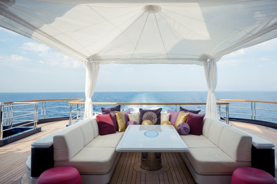 Motor Yacht Solandge - seating