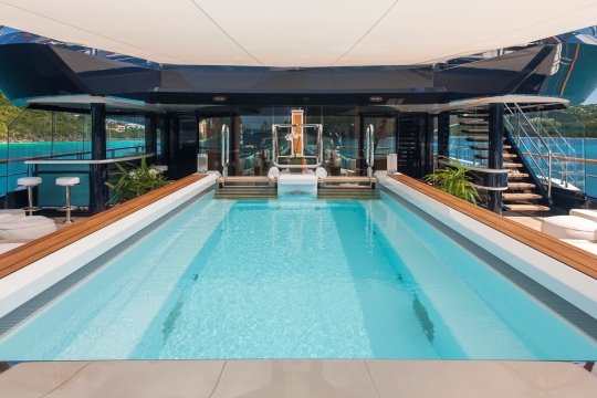 Motor Yacht Solandge - pool