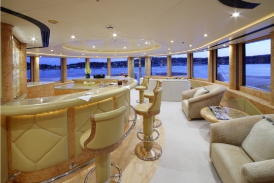 Motor Yacht Capri Lurssen for charter - observation room