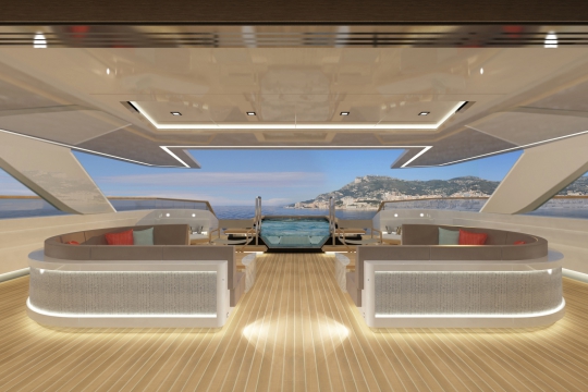 Motor yacht Blade 52 - main deck