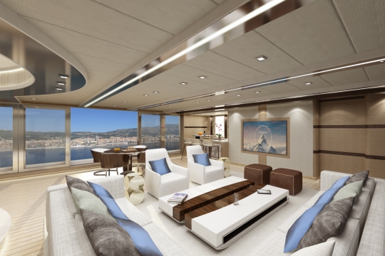 Motor yacht Blade 52 - bridge deck