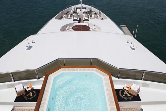 Motor Yacht Apogee for sale - aerial