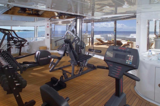 Motor Yacht Apogee for sale - gym