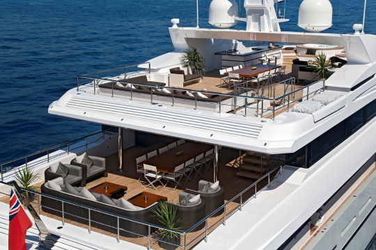 Motor Yacht Rahil - Aft decks