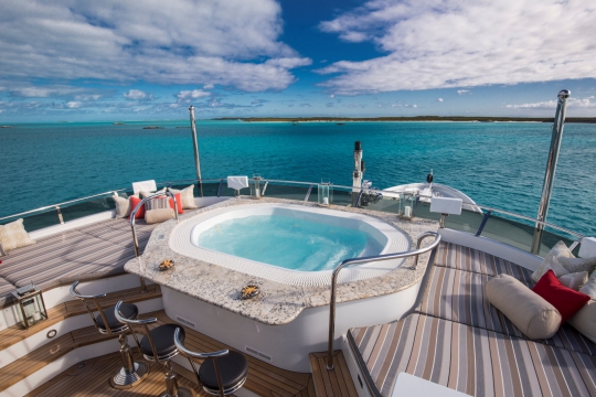 Motor Yacht Remember When Christensen for charter - jacuzzi