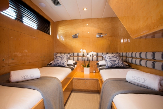 Motor Yacht Vogue - twin cabin