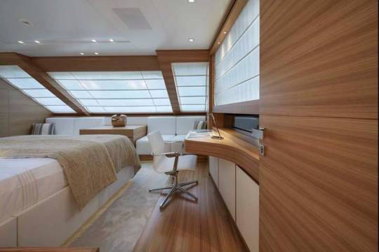 Motor Yacht San Lorenzo SD112 for sale - master cabin