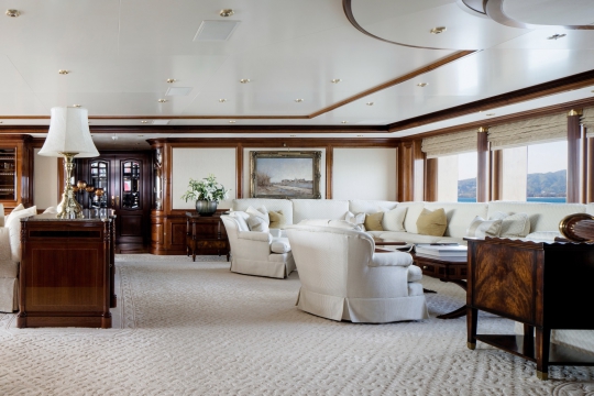 Titania - Motor yacht for charter Lurssen Titania for - Upper Saloon 2.jpg