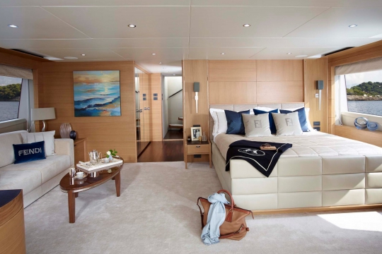 Princess 40M - Princess 40m yacht for sale - master stateroom.jpg