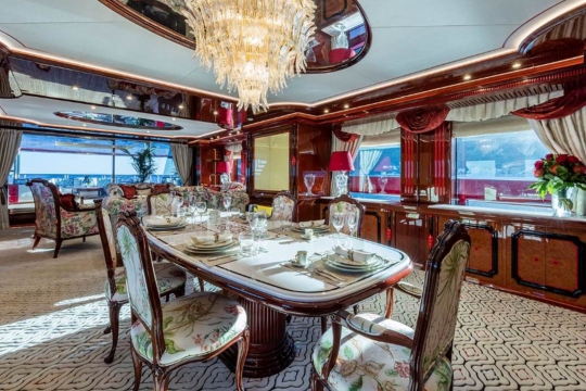 Ipanema - Mondomarine Ipanema yacht for sale - main deck dining.jpg