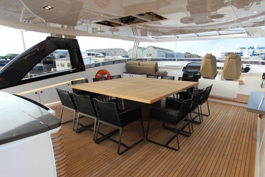 Princess 35M - Princess 35M yacht for sale - fly dining.jpg