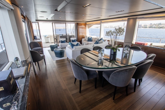 Princess 30M - Princess 30M Kohuba yacht for sale - dining.jpg