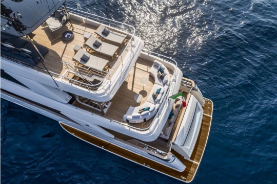 Custom Line Navetta 42 - Custom Line 42 yacht for sale - aerial.jpg