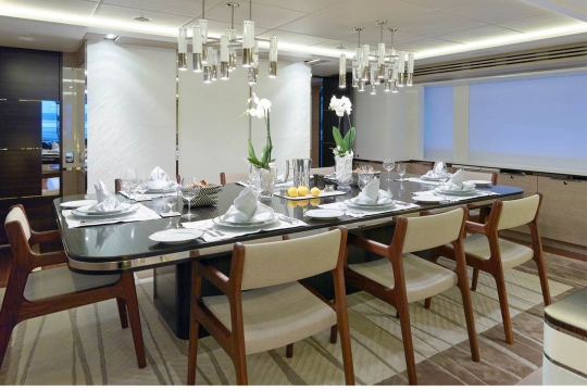Heesen 47 - Heesen yacht Asya for sale - main deck dining.jpg