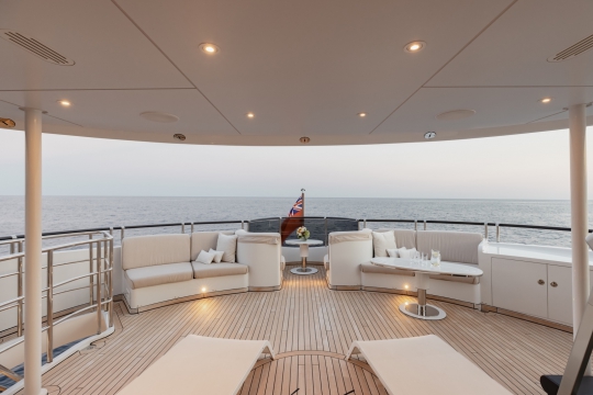 Heesen Estel yacht for sale - Owner's deck aft