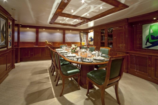 Sea Century - Sea Century Benetti classic 115 yacht  for sale dining