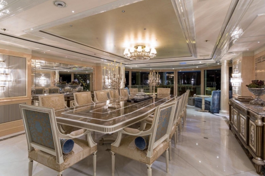 Plvs Vltra - Amels 242 yacht for sale Plvs Vltra - main deck dining.jpg