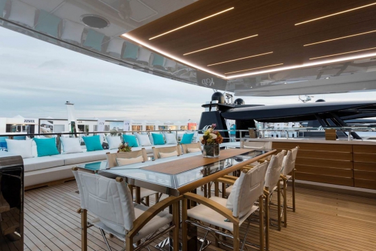 Eva 4.Eva - Mangusta Oceano 43 yacht for sale - upper deck aft 1.jpg