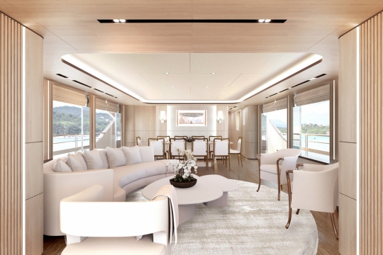 Moonen 110 yacht for sale - main deck salon