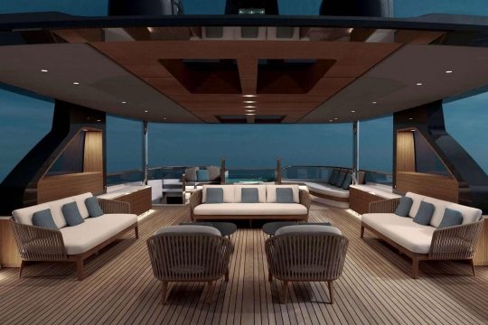 Mangusta Oceano 39 yacht for sale - Sundeck