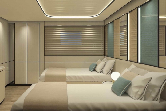 Mangusta Oceano 44 for sale - guest stateroom 2