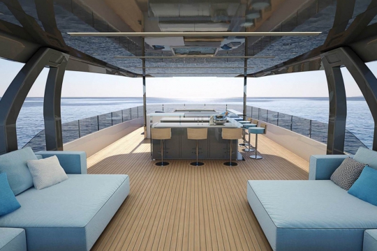 Custom Line Navetta 42 for sale - sundeck 2