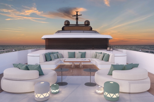 SanLorenzo 52 Steel Neo yacht for sale - foredeck seating.jpg