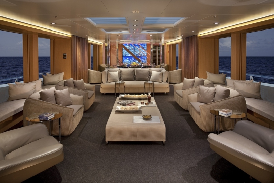 Motor Yacht Big Fish for charter - main salon