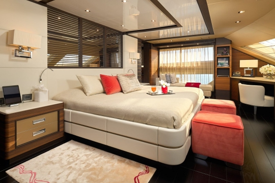 Lady MRD Benetti Crystal for sale - master stateroom