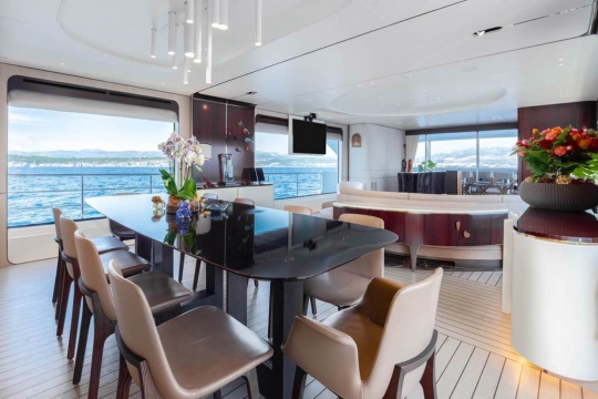 Iryna Azimut 35 yacht for sale - main deck salon 6