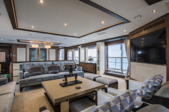 Skyler Benetti yacht for sale - main deck salon 3