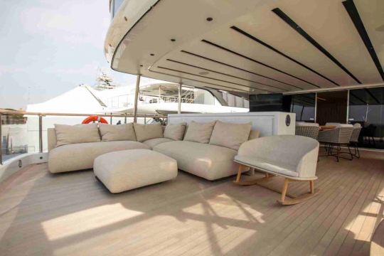 Mediterraneo 116 - Benetti yacht for sale - upper deck aft seating.jpg