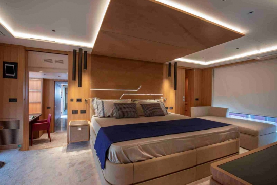 Mediterraneo 116 - Benetti yacht for sale - Owner's cabin.jpg