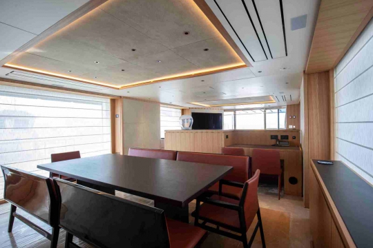Mediterraneo 116 - Benetti yacht for sale - main deck dining 2.jpg