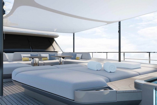 Azimut Grande 36 Metri for sale - foredeck