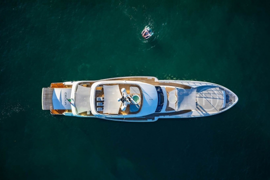 Stern Wider Yachts for sale - aerial shot