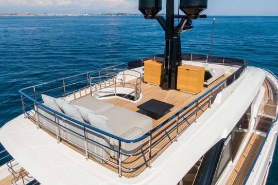 Mrs G Custom Line Navetta 30 yacht for sale - sundeck 2