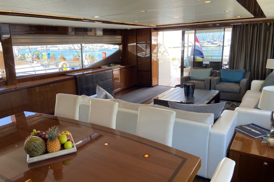 Princess 98 - Motor Yacht Princess 98 for sale - Dining 2