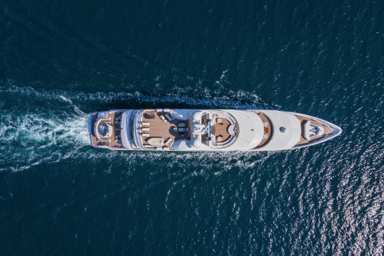 Sea Walk - Oceanco for sale - Aerial Shot