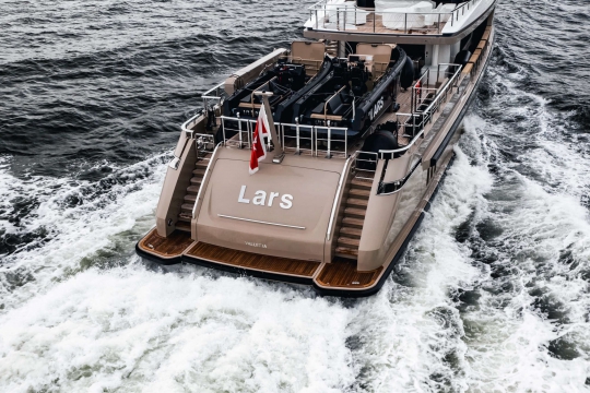 Lars - Sanlorenzo 500EXP yacht for sale - Aft