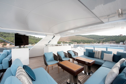 Charade - Benetti Vivace 125 yacht for sale - Sundeck 2