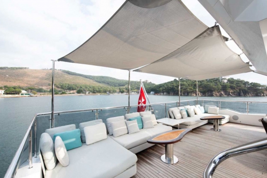 Charade - Benetti Vivace 125 yacht for sale - Upper Deck Aft 2
