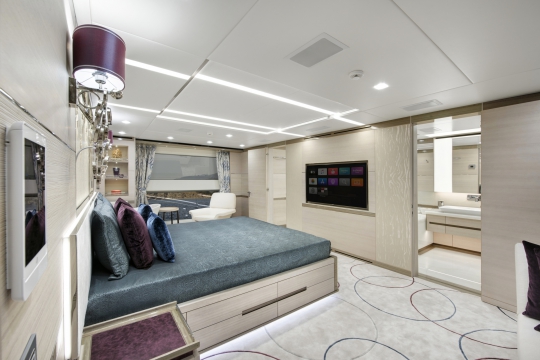 Charade - Benetti Vivace 125 yacht for sale - Master Stateroom 3