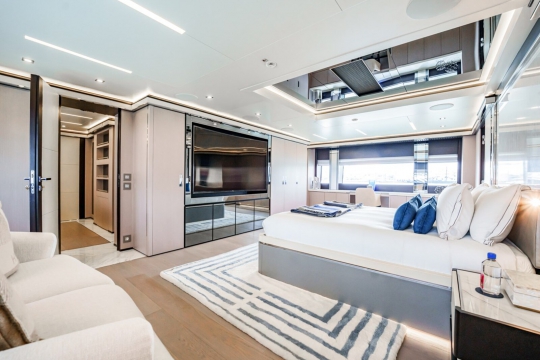 MY Provocateur - Mondomarine yacht for sale - master stateroom 2